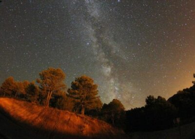 Que astros podemos ver a simple vista en el cielo nocturno